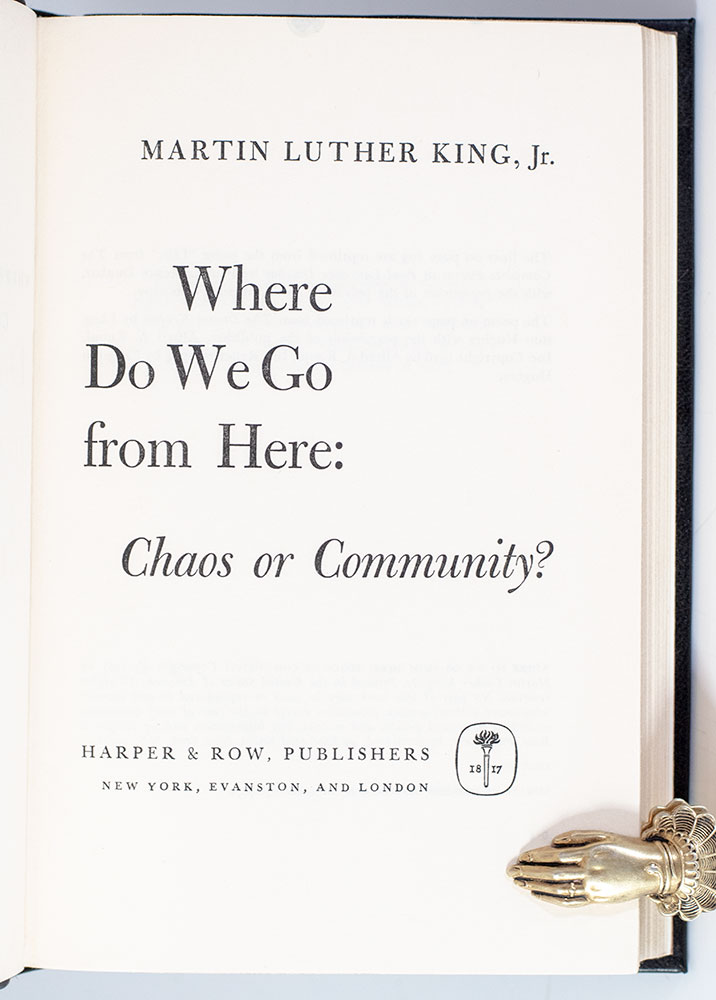 Where Do We Go From Here: Chaos or Community?