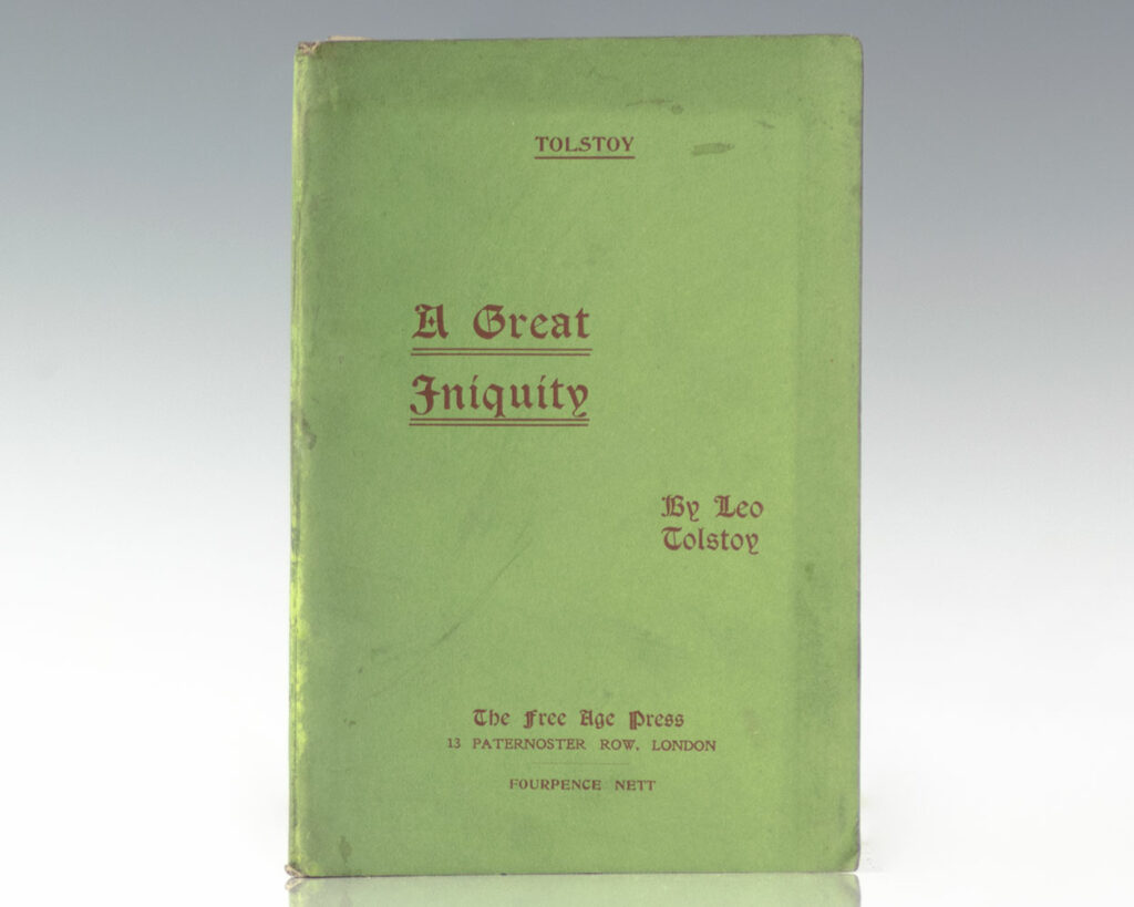 A Great Iniquity.