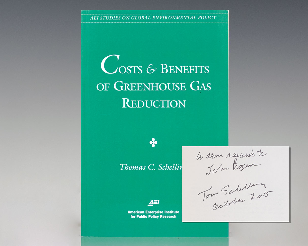Costs and Benefits of Greenhouse Gas Reduction.