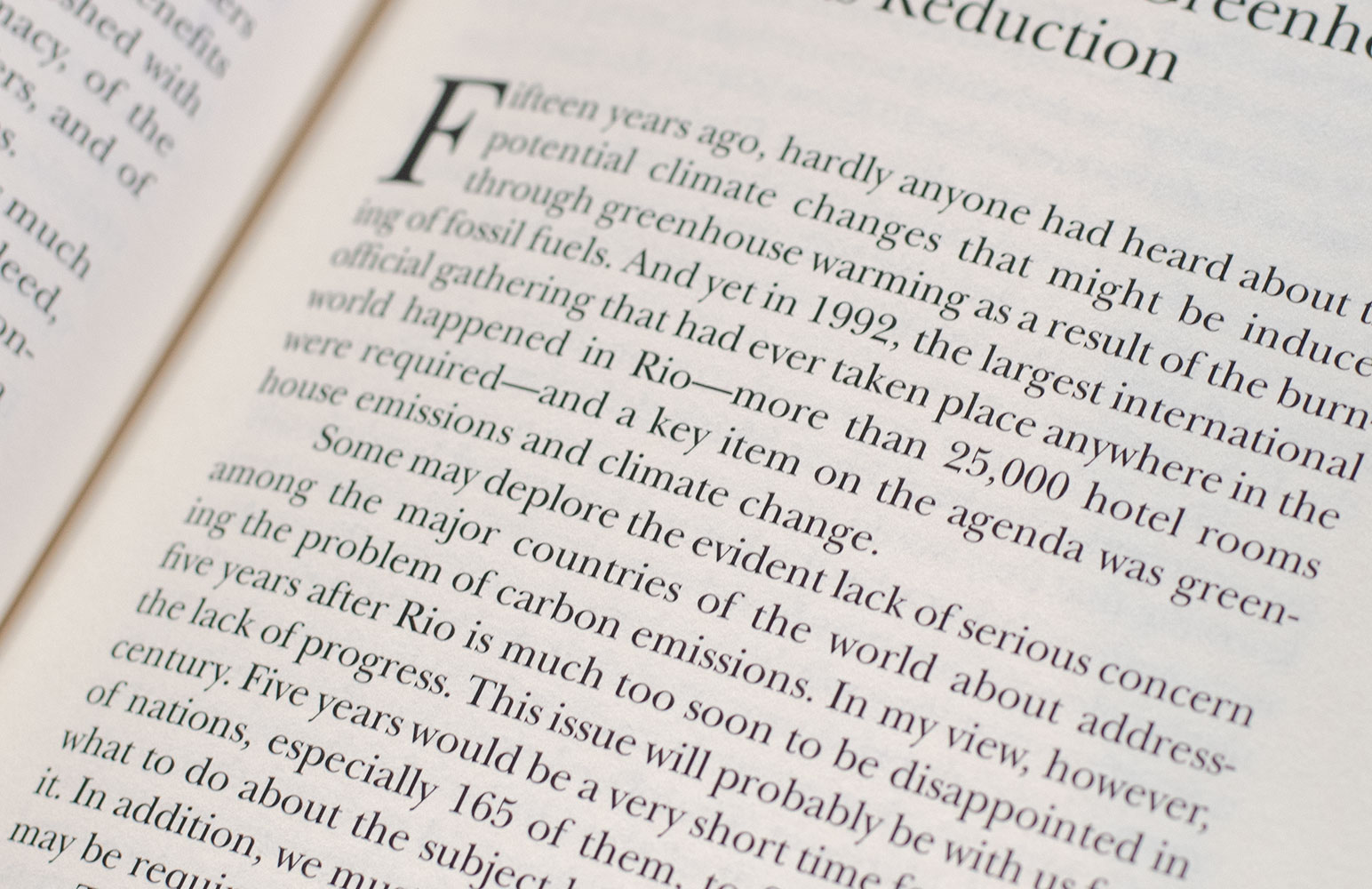 Costs and Benefits of Greenhouse Gas Reduction.