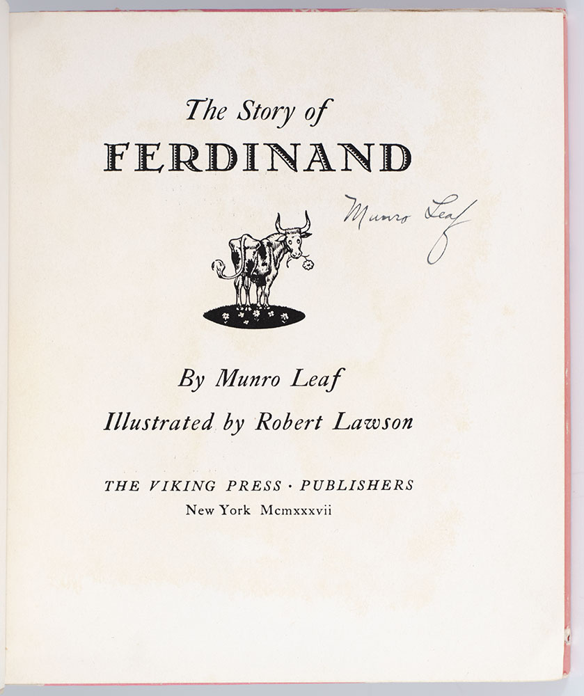 The Story of Ferdinand.