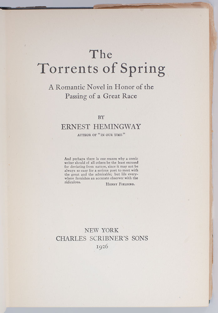 The Torrents of Spring.