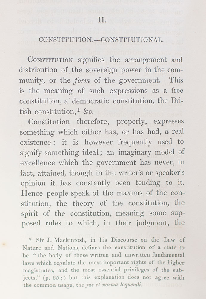 Remarks on The Use and Abuse of Some Political Terms.