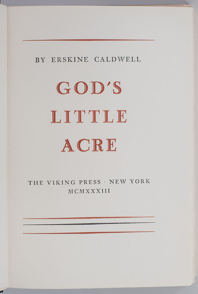God’s Little Acre.