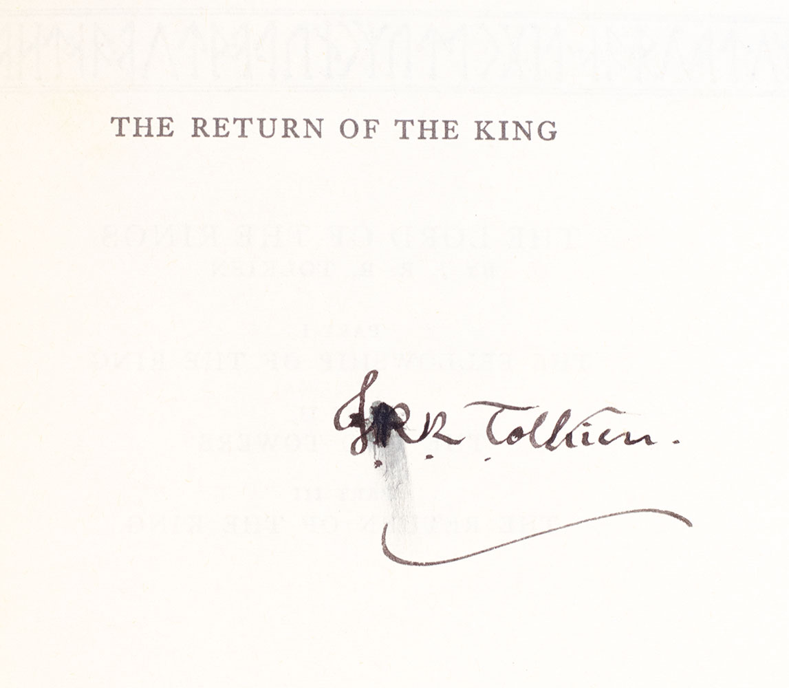 The Lord of The Rings Trilogy: The Fellowship of the Ring, The Two Towers, The Return of the King.