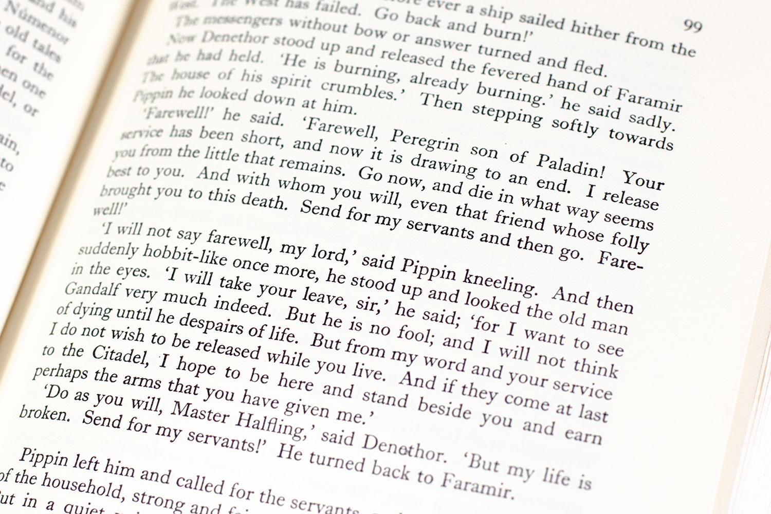 The Lord of The Rings Trilogy: The Fellowship of the Ring, The Two Towers, The Return of the King.
