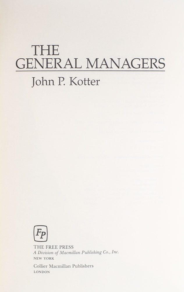 The General Managers.