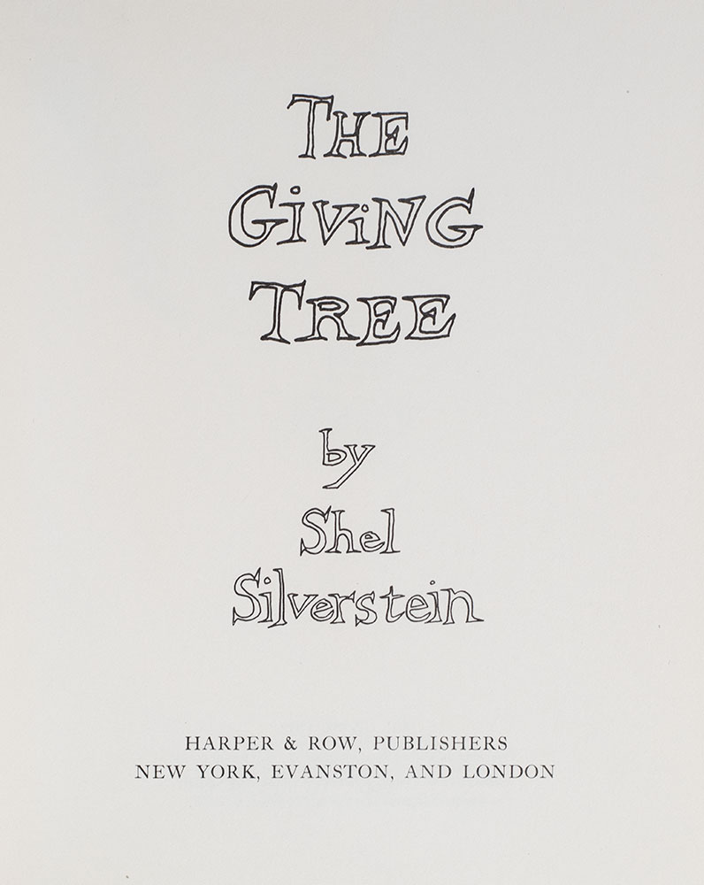 The Giving Tree.
