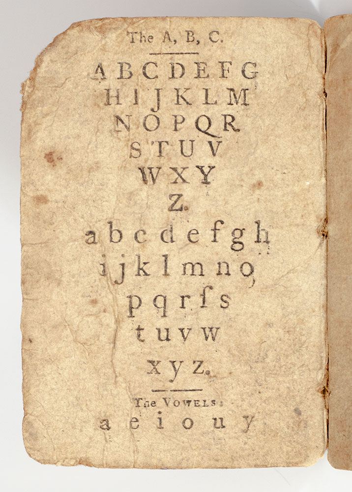 The First Spelling Primer; or an Easy Introduction to the Art of Reading Adorned with Emblematic Pictures.