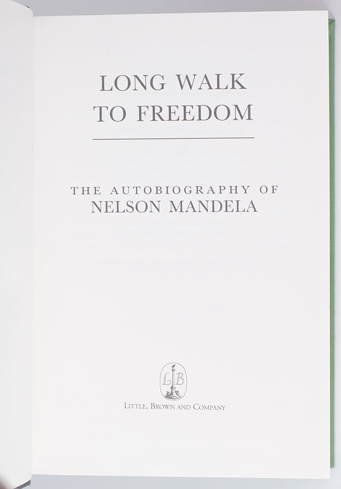 Long Walk To Freedom.