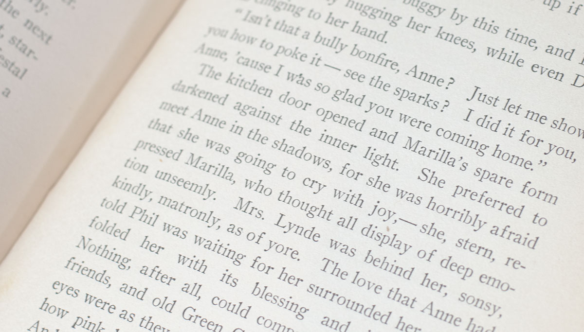 Anne of the Island.