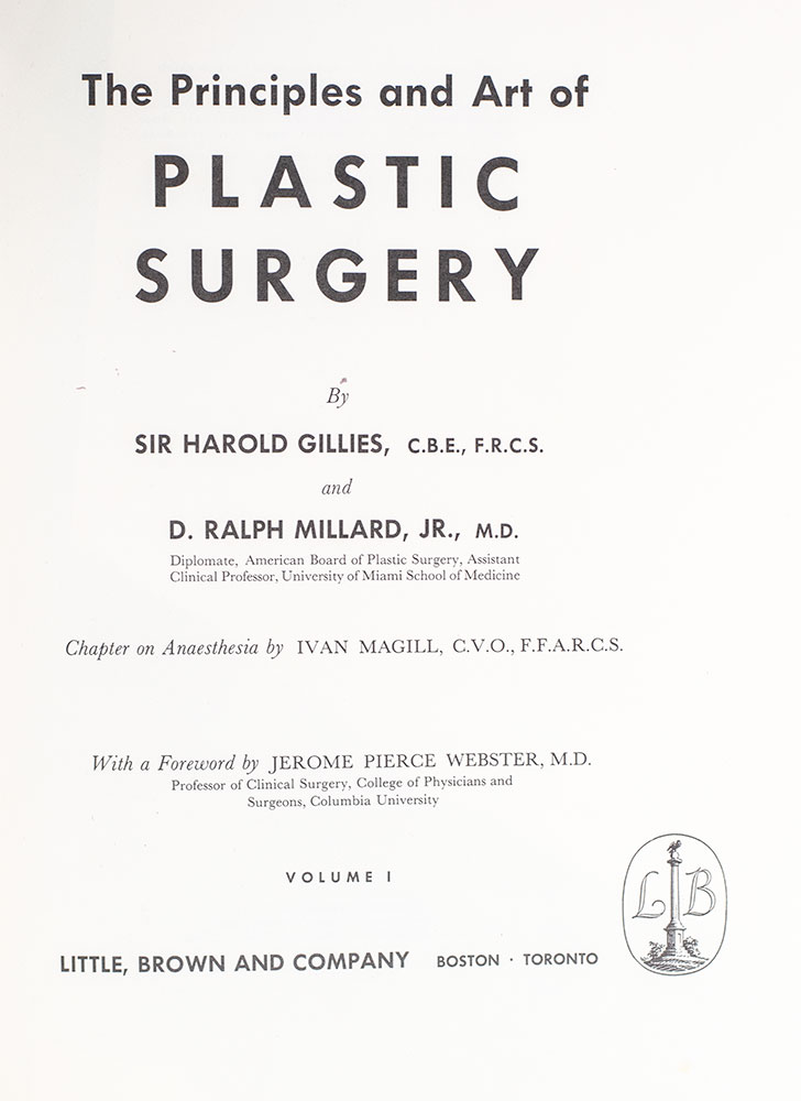 The Principles and Art of Plastic Surgery.