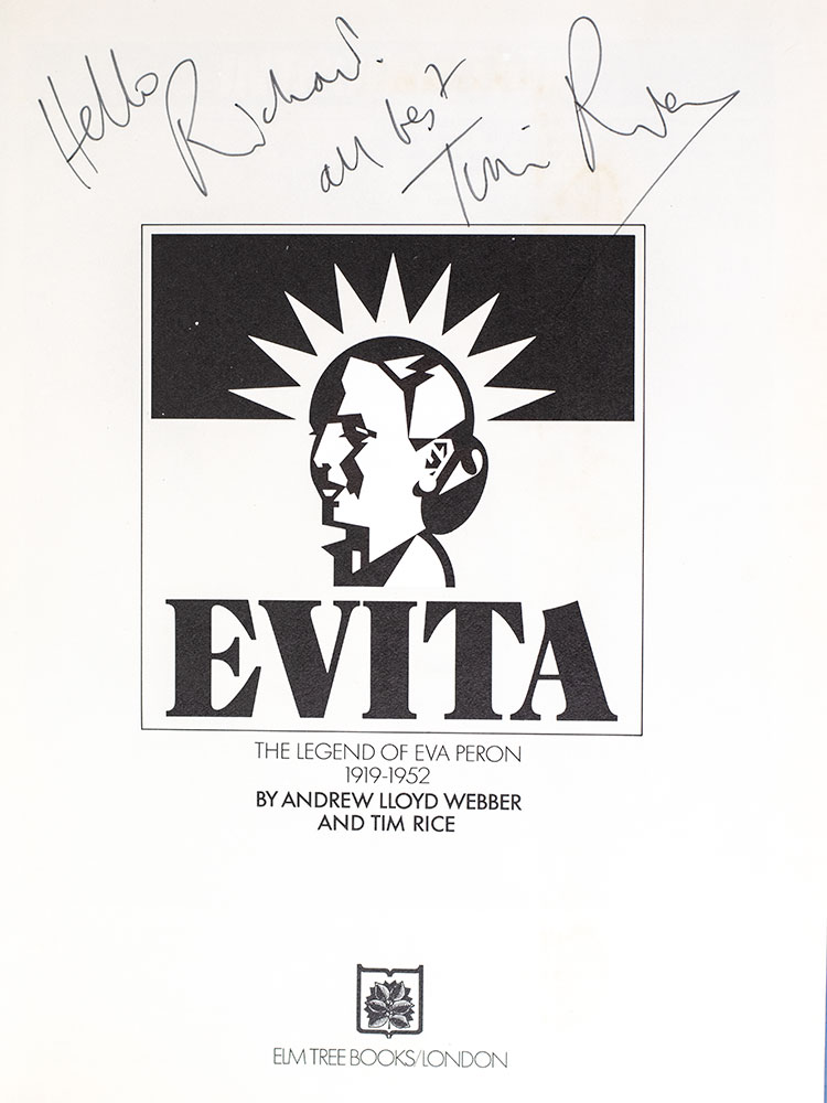 Evita: The Legend of Eva Peron 1919-1952.