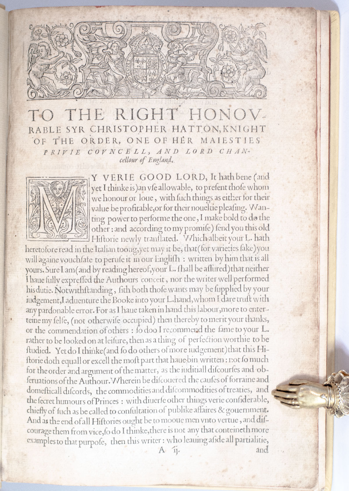 The Florentine Historie. Written in the Italian tongue, by Nicholo Macchiavelli, Citizen and Secretarie of Florence. And translated into English by Thomas Bedingfield Esquire.
