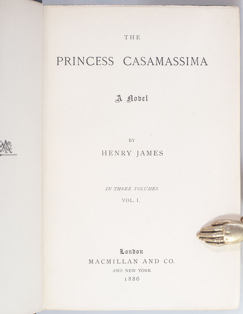 The Princess Casamassima: A Novel.