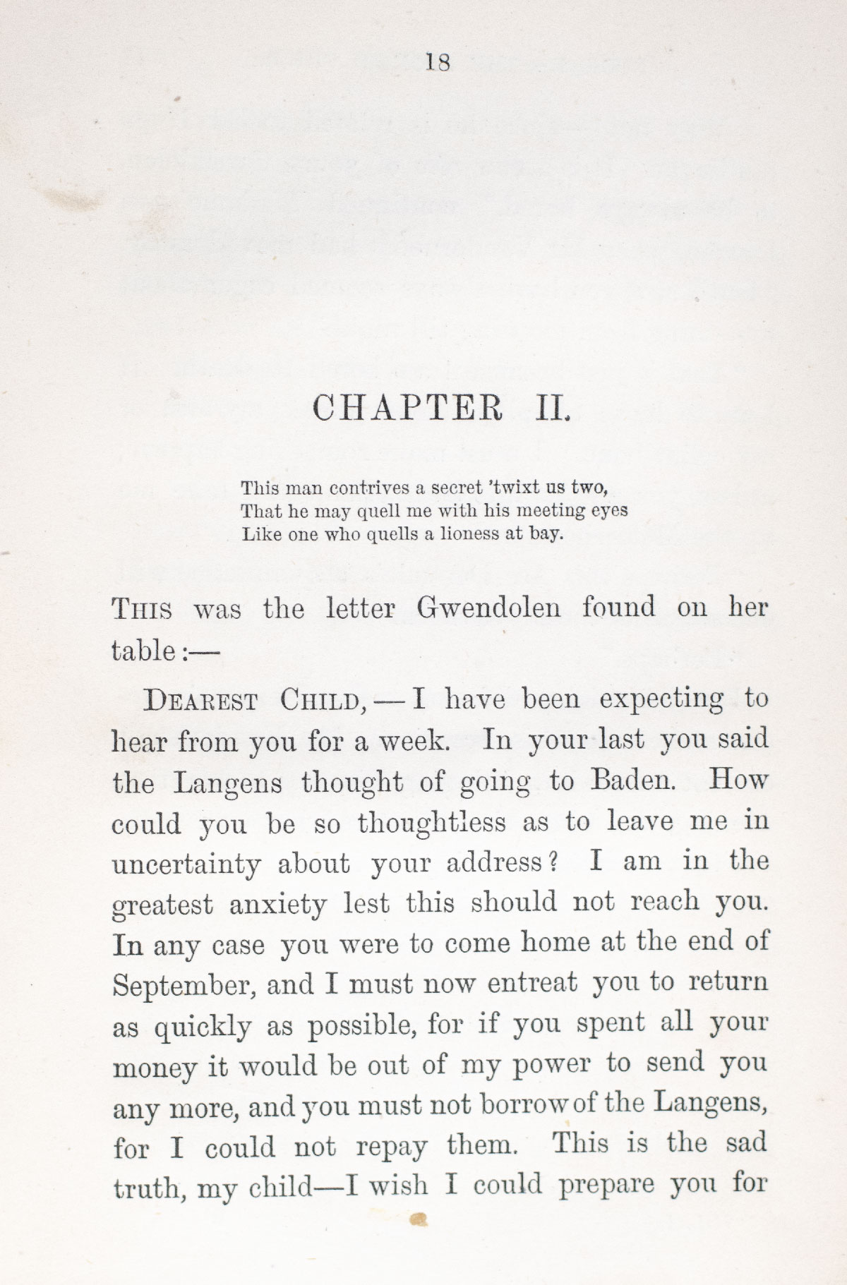 Daniel Deronda.
