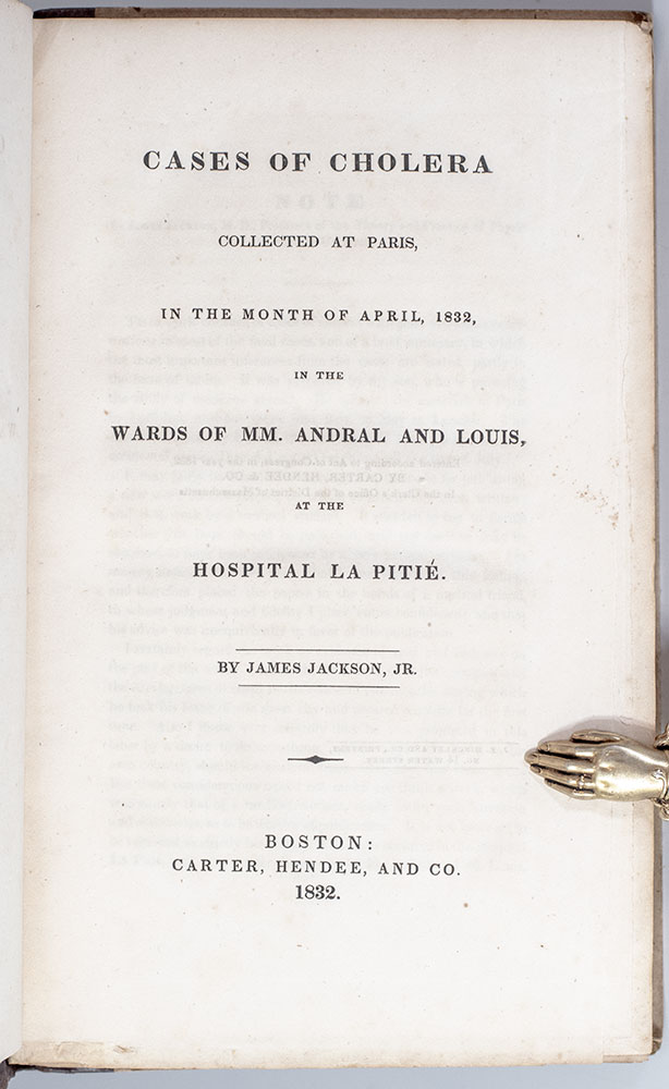Cases of Cholera Collected at Paris, in the Month of April, 1832, in the Wards of MM. Andral and Louis at the Hospital La Pitie.