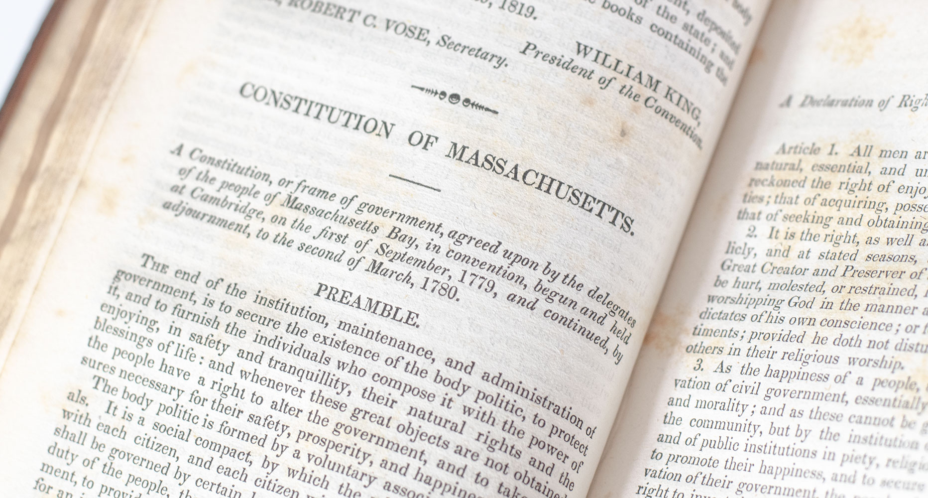 The American's Guide: Comprising The Declaration of Independence; The Articles of Confederation; The Constitution of the United States; and the Constitutions of the Several States Composing the Union. viz. Maine, Massachusetts, New Hampshire, Vermont, Rhode Island, Connecticut, New York, New Jersey, Pennsylvania, Delaware, Maryland, Virginia, North Carolina, South Carolina, Georgia, Kentucky, Tennessee, Ohio, Indiana, Louisiana, Mississippi, Illinois, Alabama, Missouri.