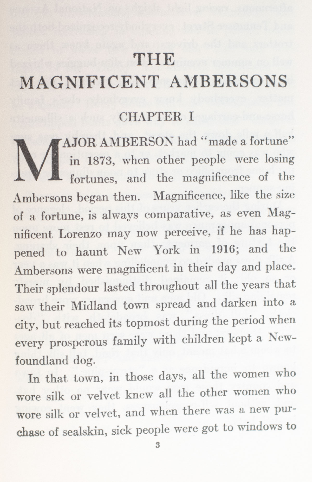The Magnificent Ambersons.