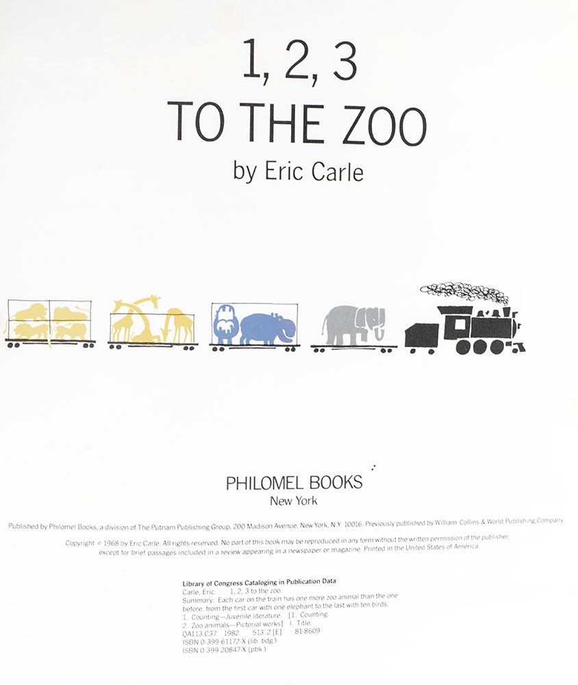 1,2,3 To The Zoo.