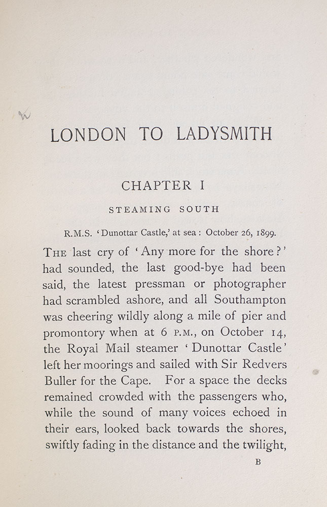 London To Ladysmith Via Pretoria.