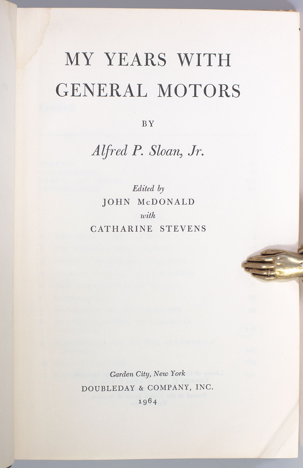 My Years With General Motors.