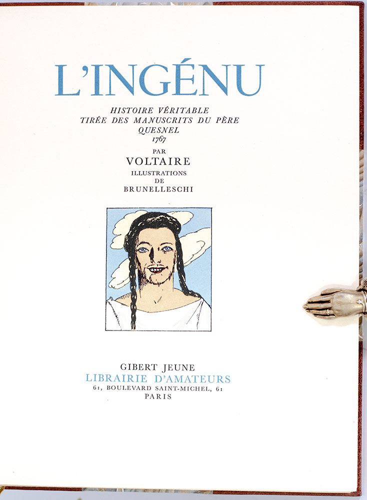 L'Ingénu: Histoire Veritable Tiree Des Manuscrits Du Pere Quesnel 1767.