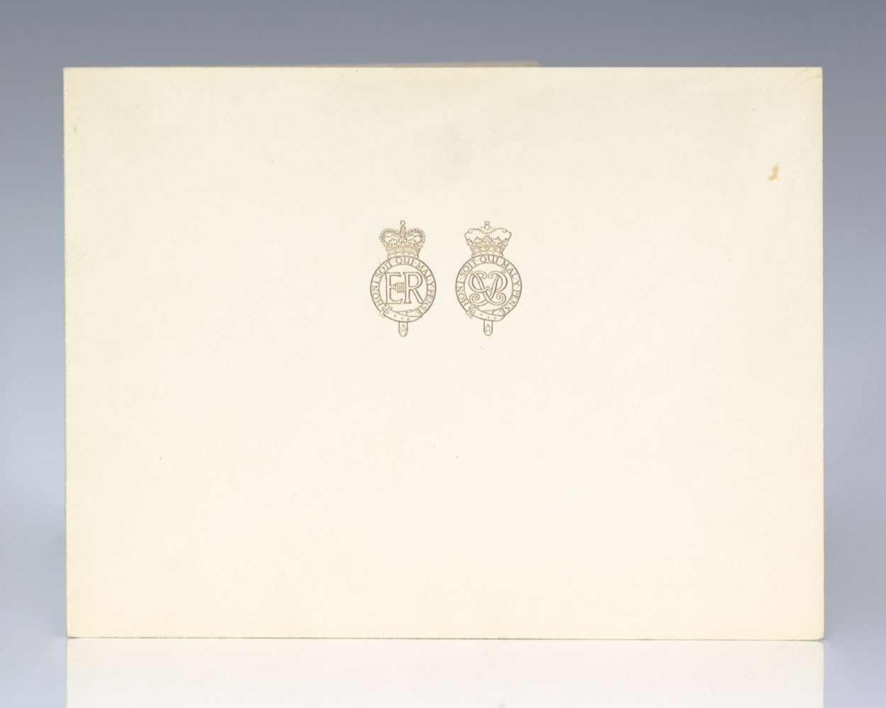 Queen Elizabeth II and Prince Philip Signed Royal 1964 Christmas Card.