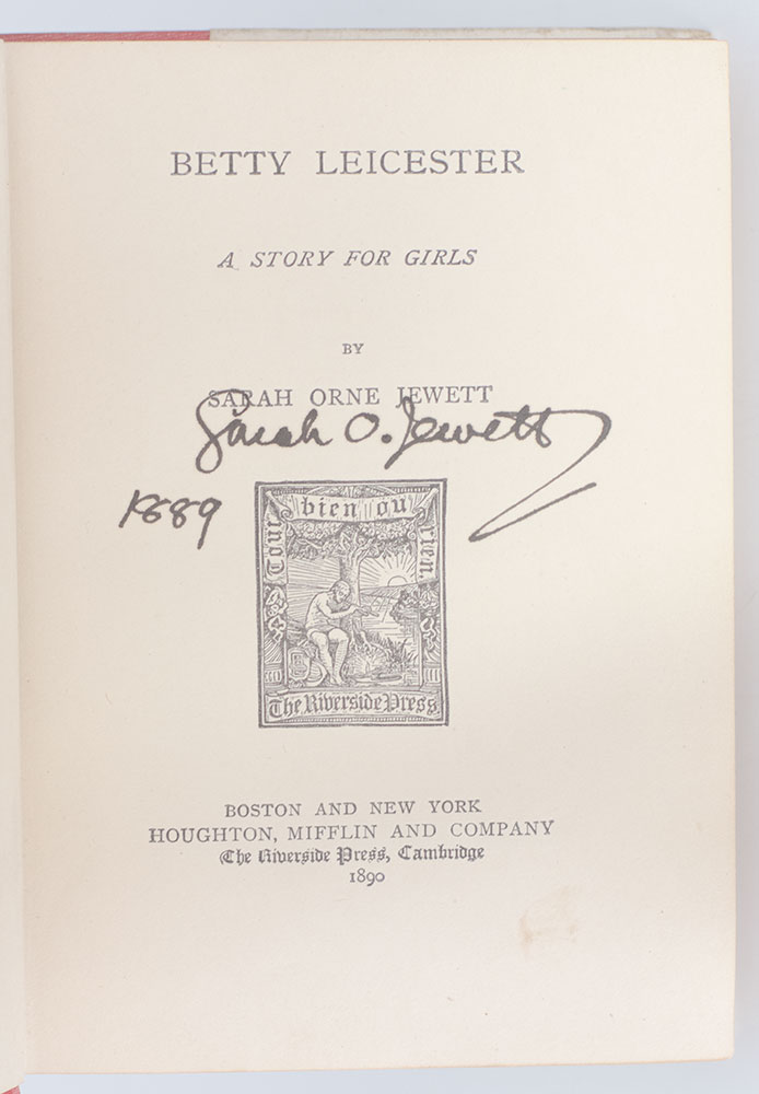 Betty Leicester: A Story For Girls.