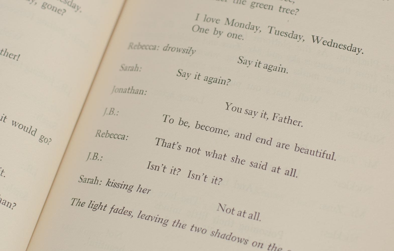 J.B. A Play in Verse by Archibald MacLeish.