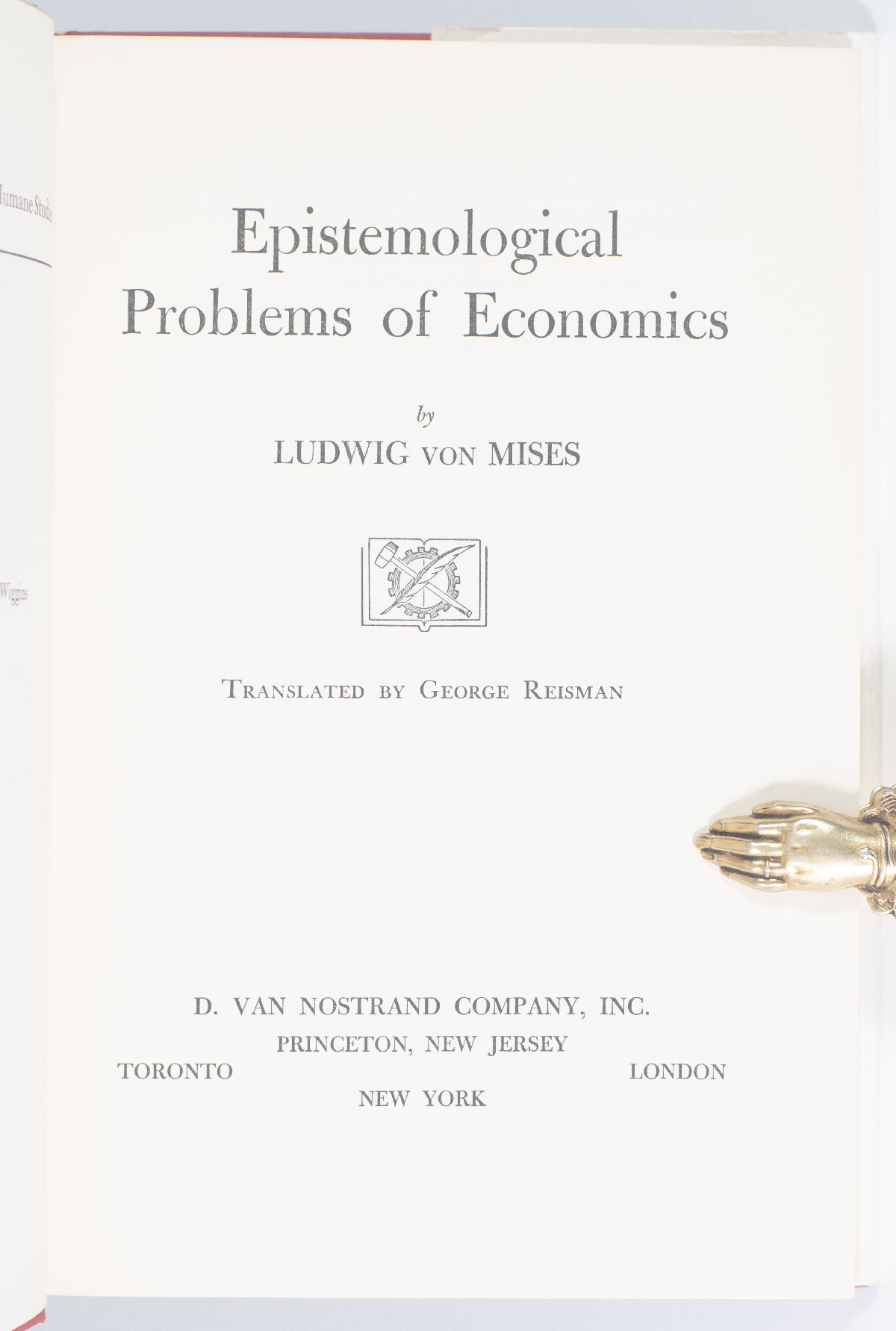Epistemological Problems of Economics.
