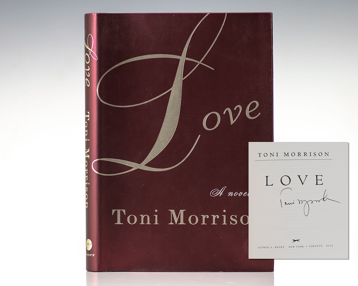 Love A Novel Toni Morrison First Edition Signed