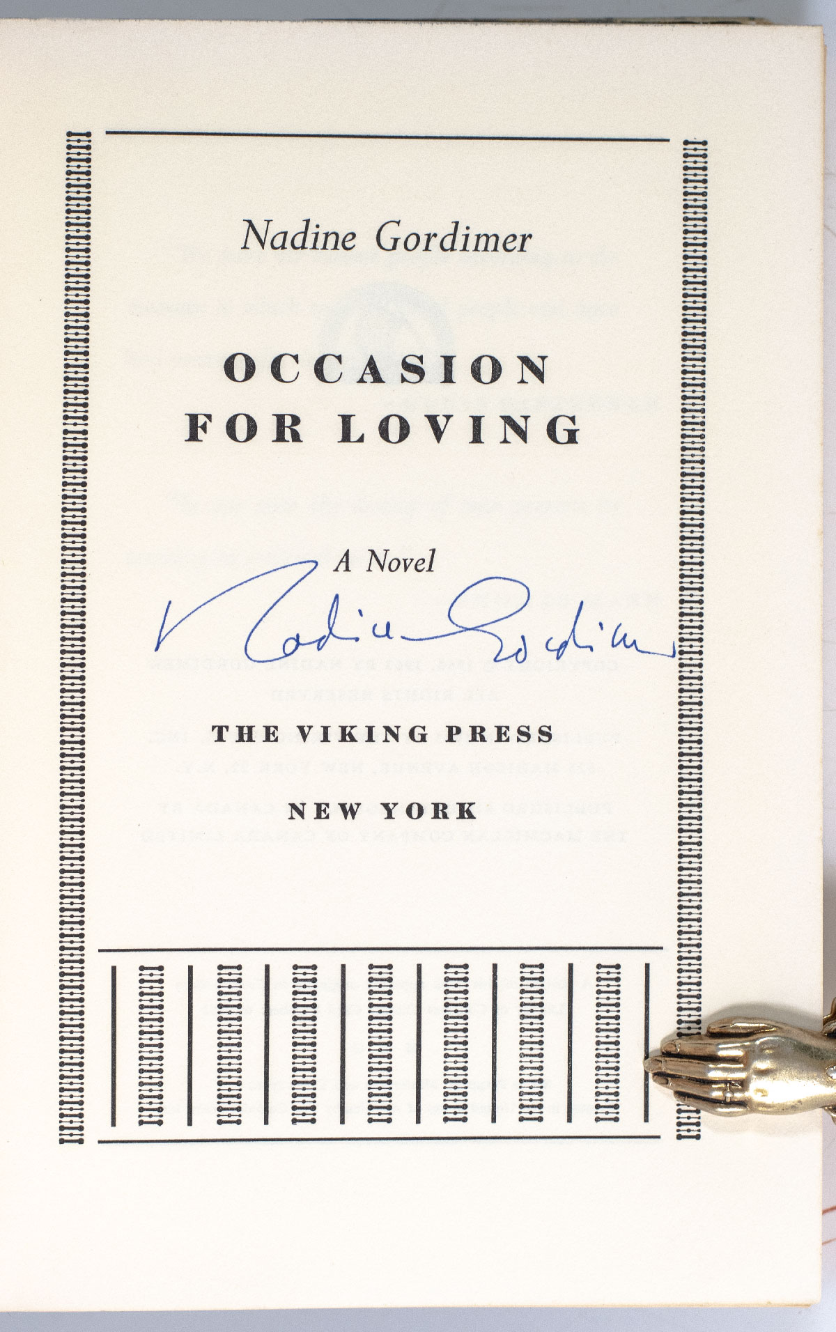 Occasion for Loving.