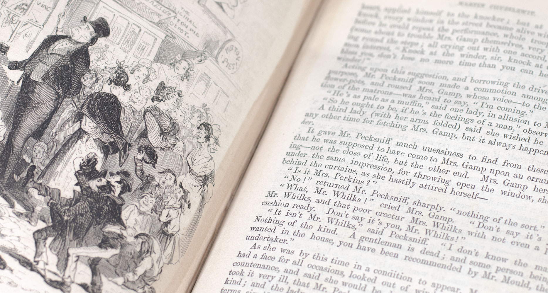 The Life and Adventures of Martin Chuzzlewit.