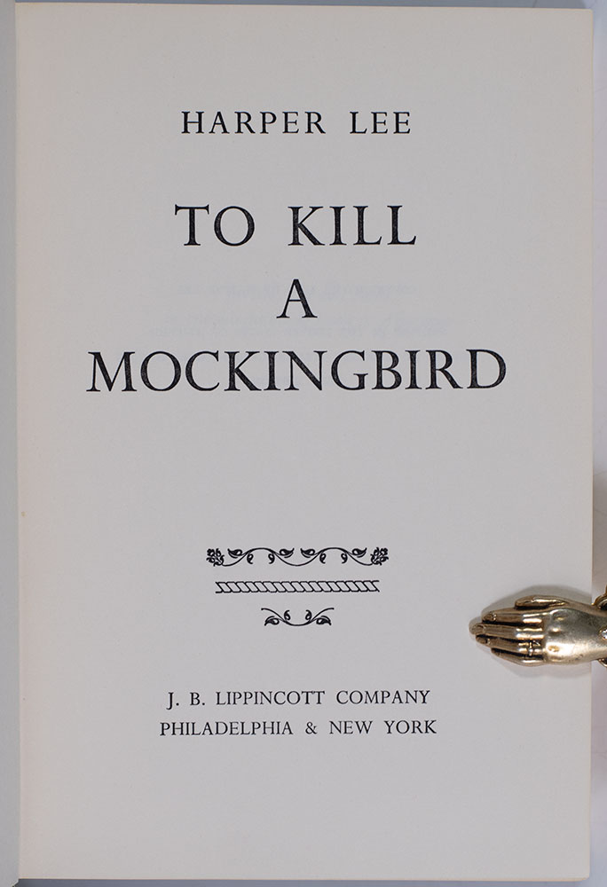 To Kill A Mockingbird.