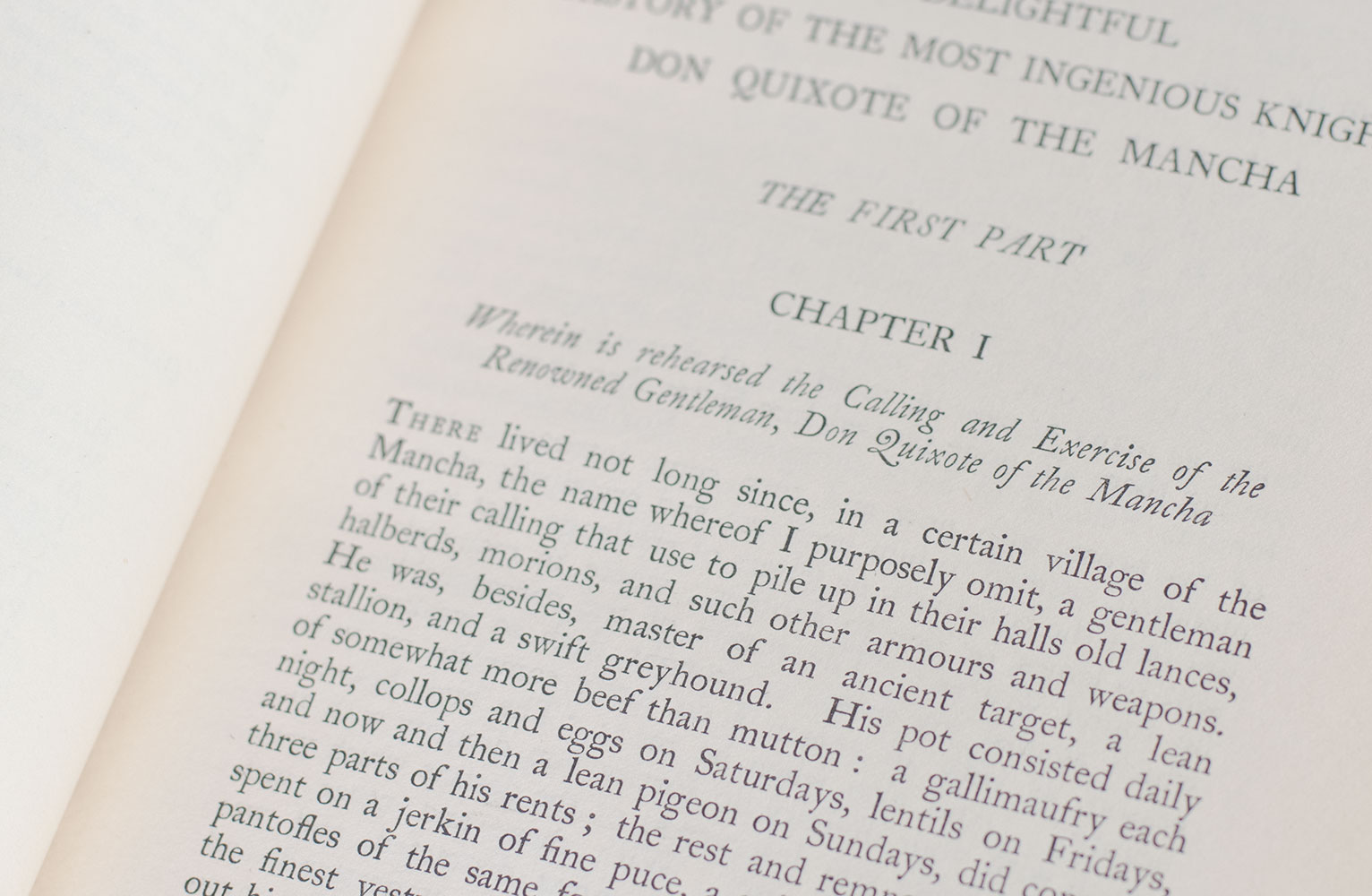The History of the Valorous and Witty Knight Errant Don Quixote of the Mancha.
