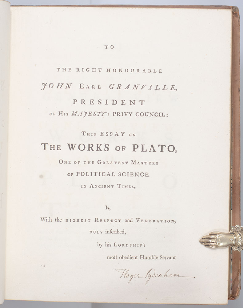 Plato's Dialogues.
