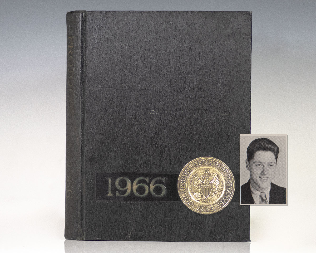 Bill Clinton 1966 Georgetown University Yearbook.