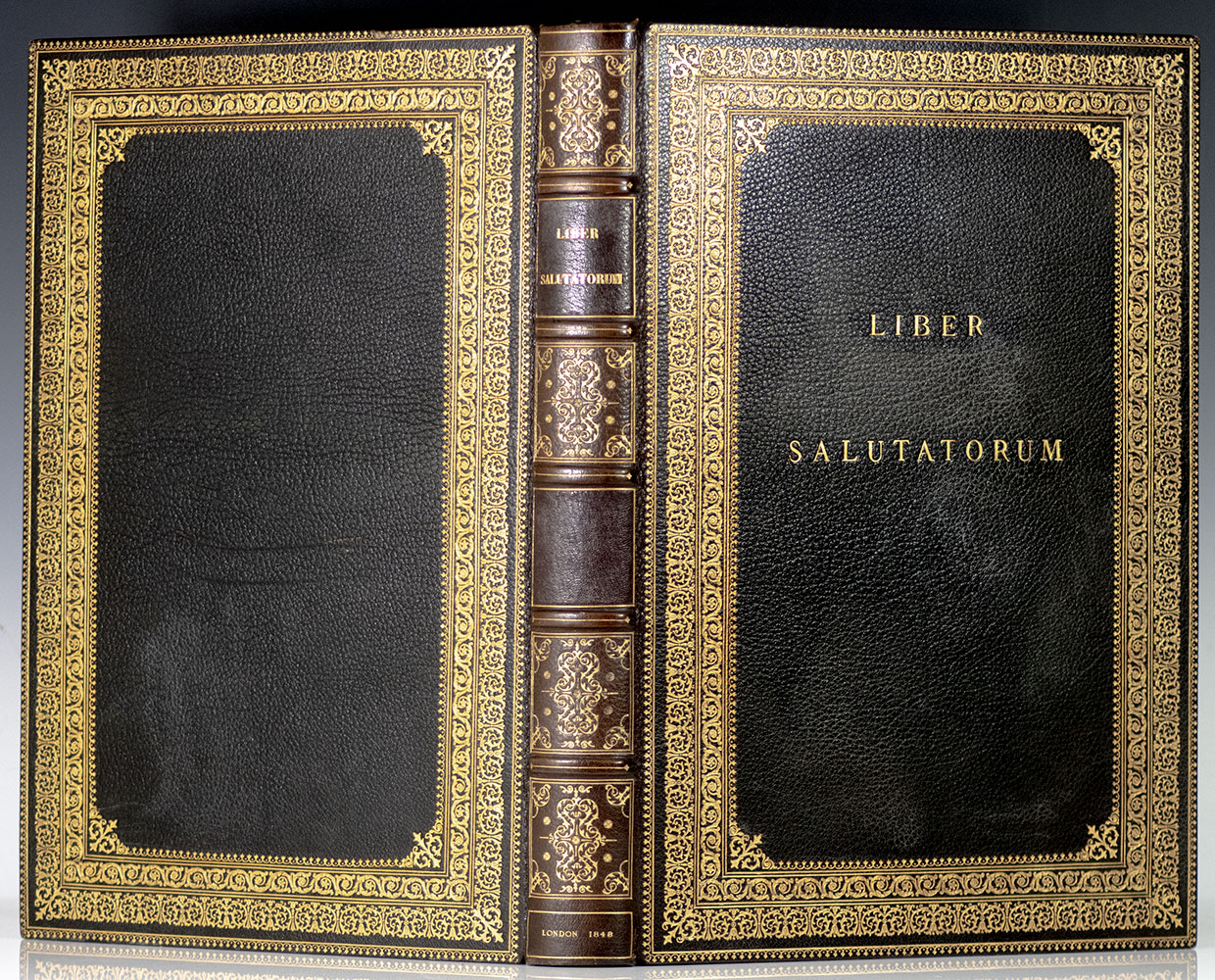 19th Century Victorian Era Blank Guest Book.