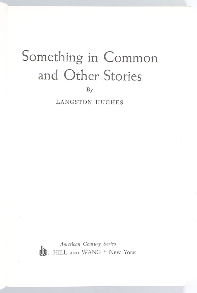 Something in Common and Other Stories.