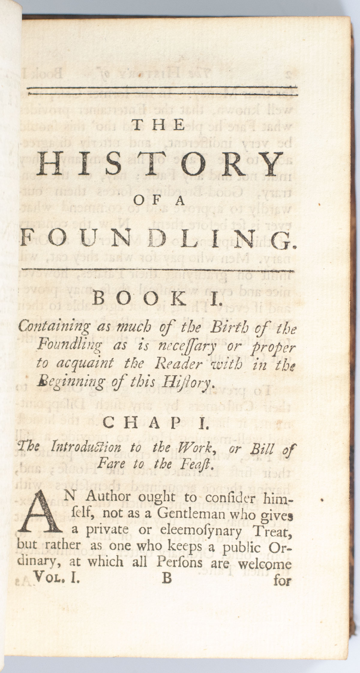 The History of Tom Jones, a Foundling, in Six Volumes.