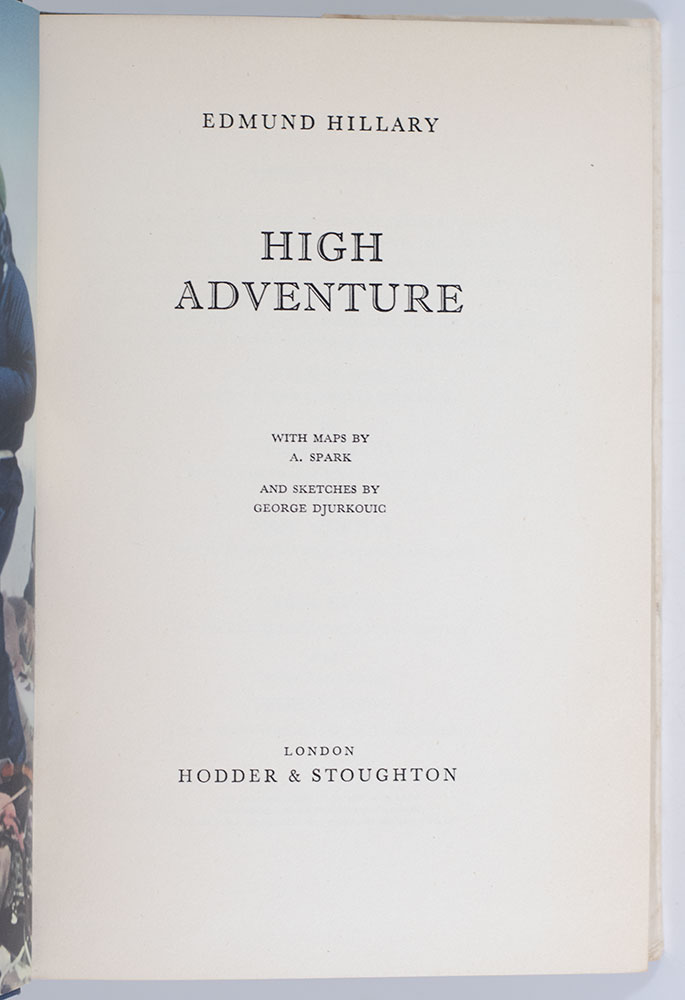 High Adventure.