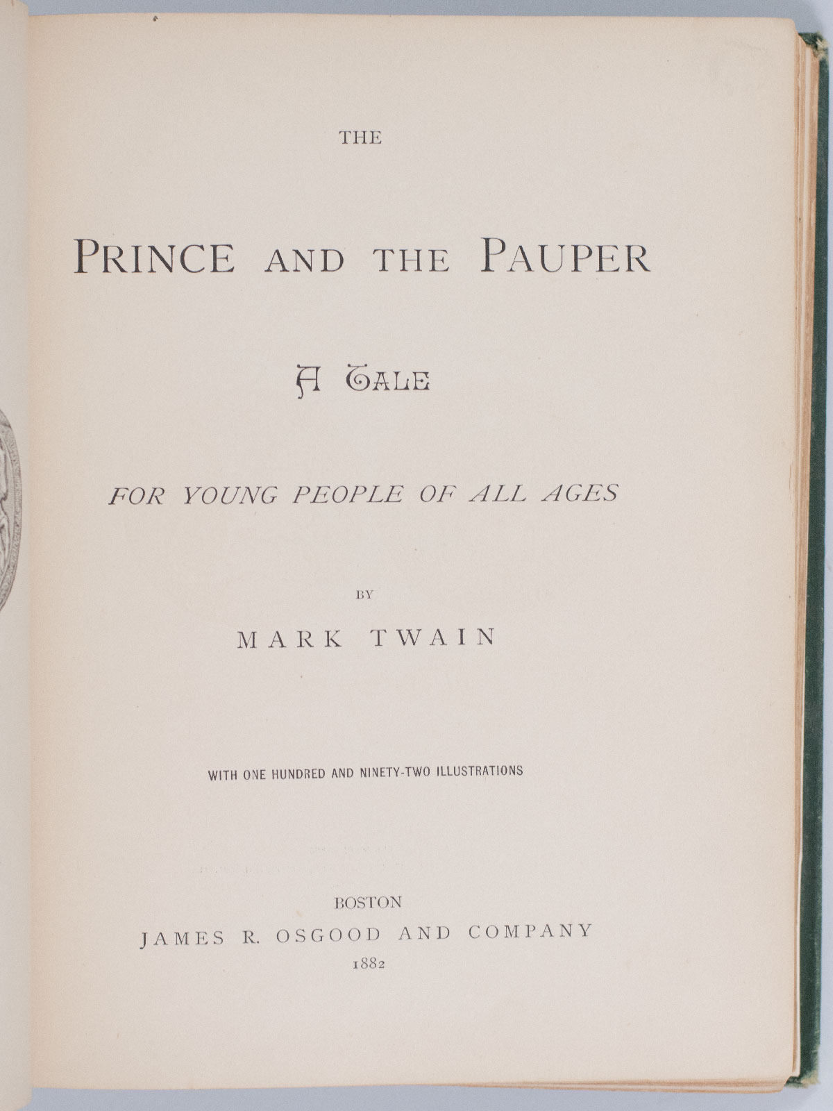The Prince and the Pauper.