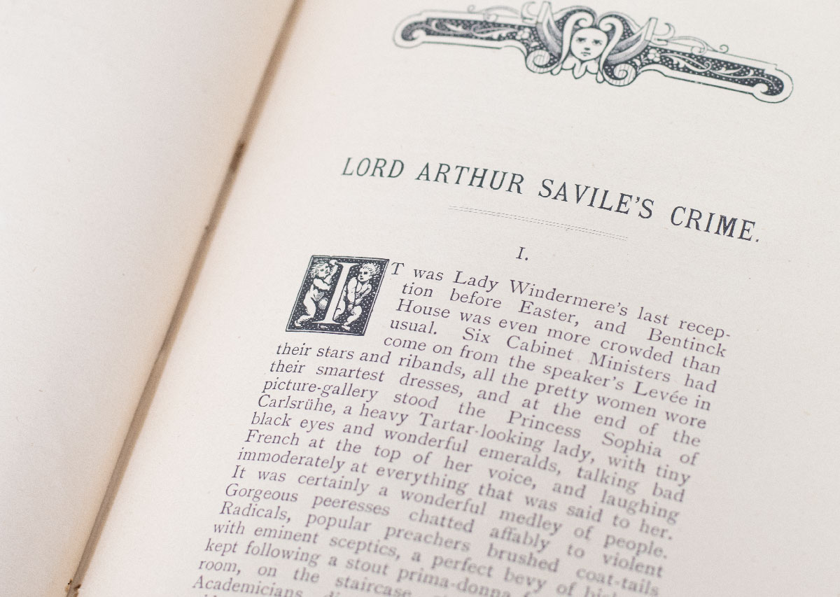Lord Arthur Savile's Crime. A Study of Duty.