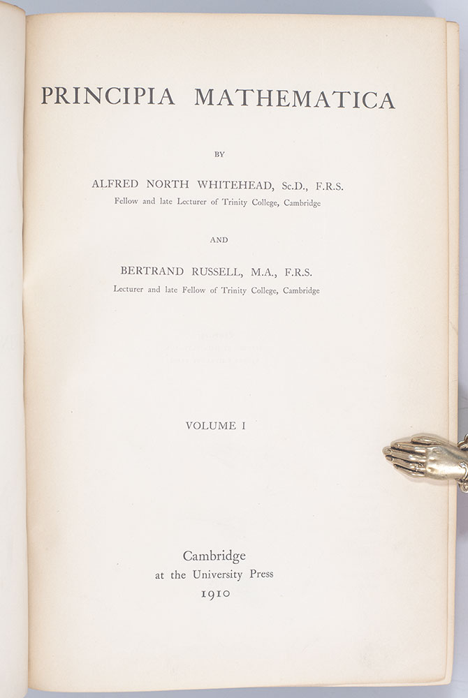 Principia Mathematica.