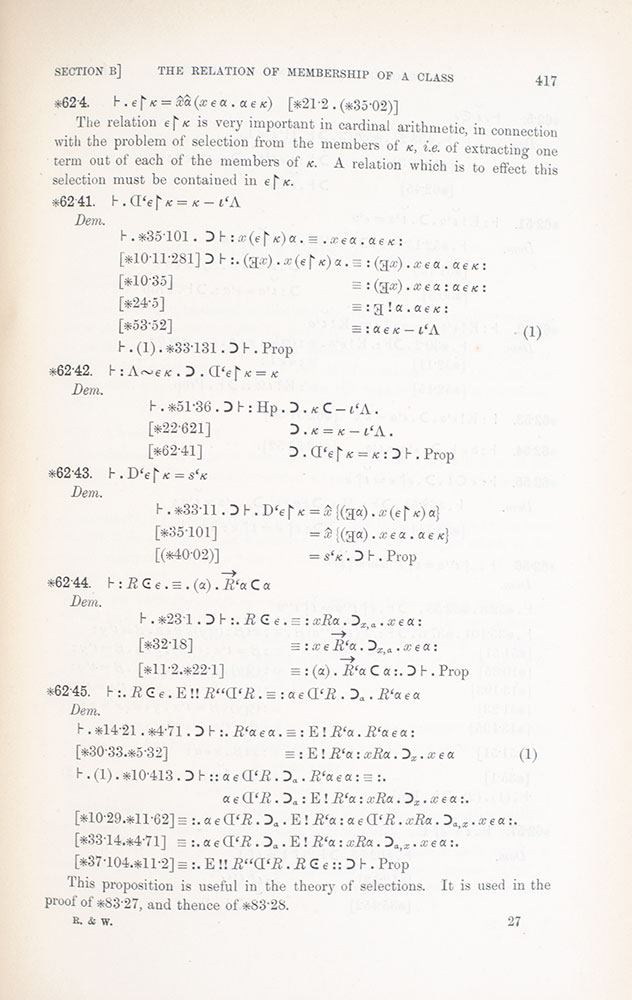 Principia Mathematica.