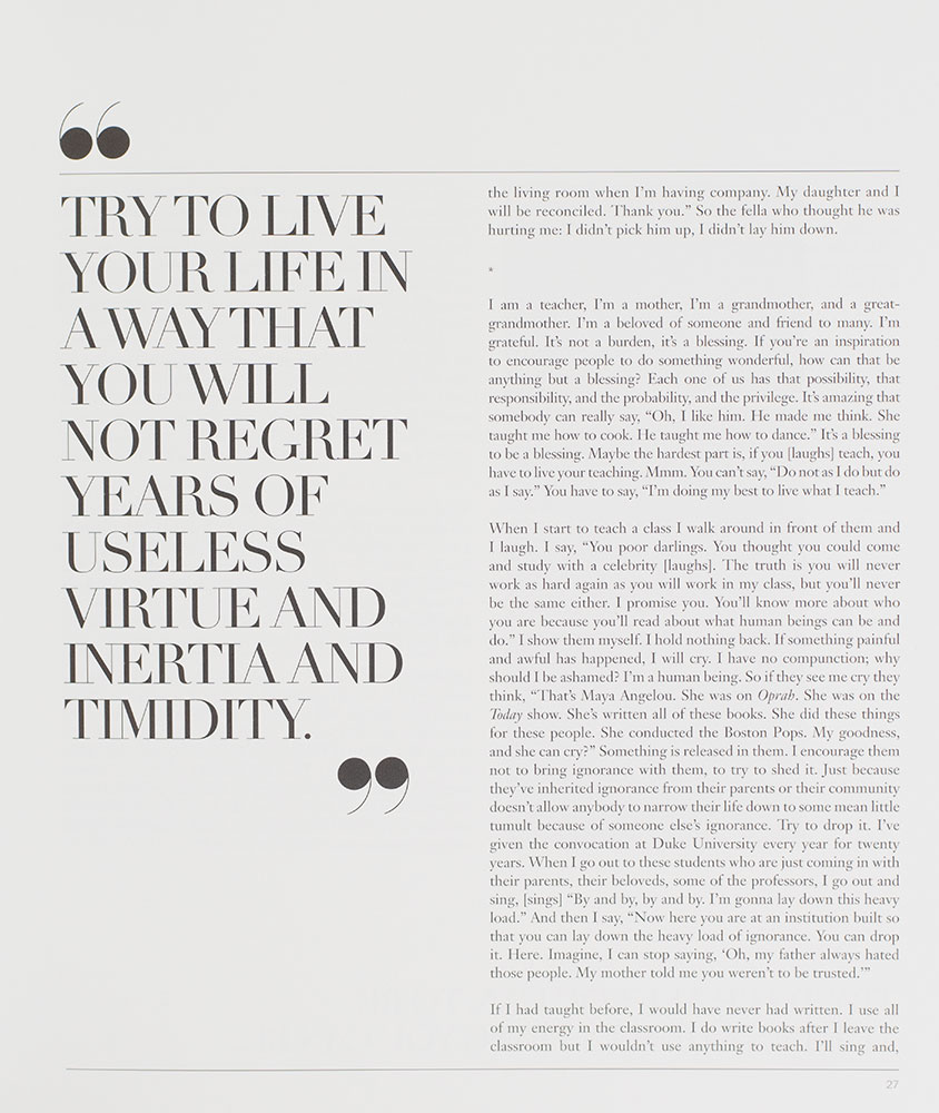 Oprah Presents Master Class: Every Life Has a Story, Every Story Has a Lesson.