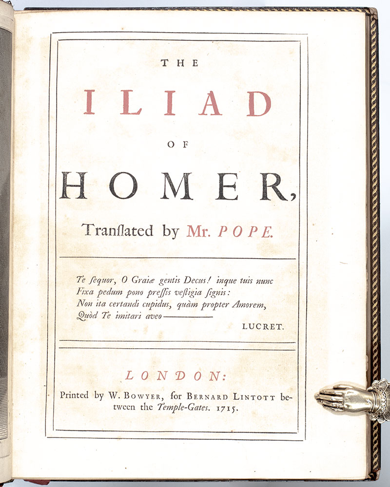 The Iliad of Homer & The Odyssey of Homer.