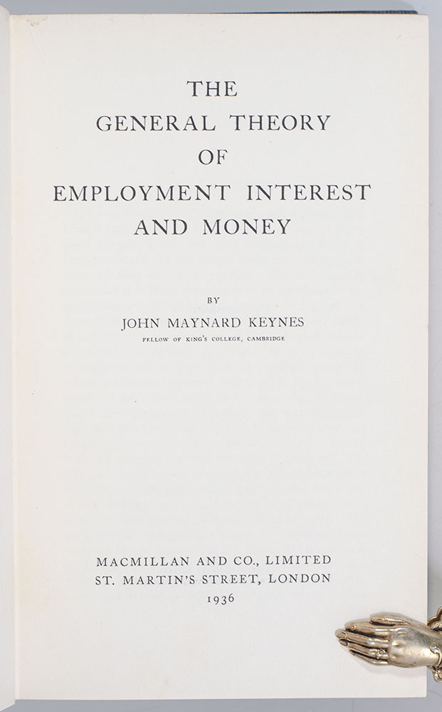 The General Theory of Employment, Interest and Money.