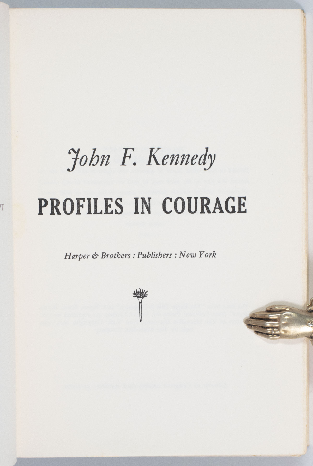 Profiles in Courage.